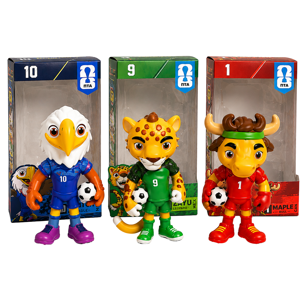 Maskote Svetsko Prvenstvo – Set 3 Figurice